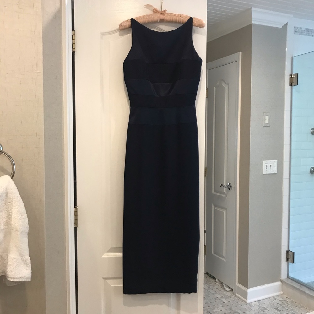 Cache navy evening dress sz 6